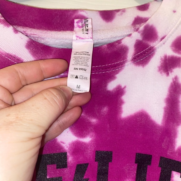 Line life tye dye crew neck sweater - Picture 4 of 4